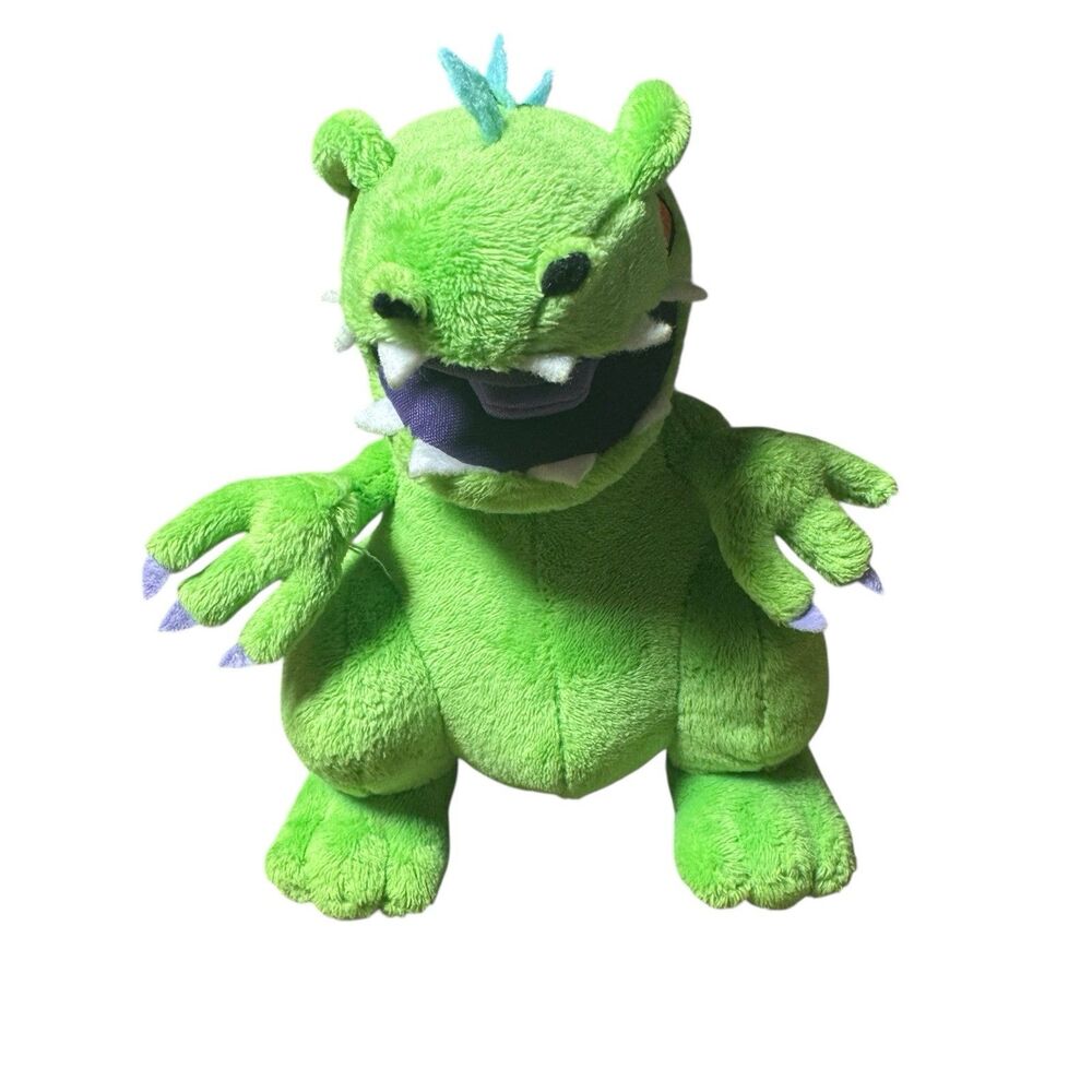 Reptar Plush 8” – Rugrats Soft Stuffed Toy – Cute & Collectible